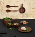 Drevená miska s rukoväťou WOOD 31 cm