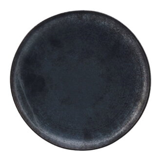 Plytký tanier PION 28,5 cm čierna/hnedá