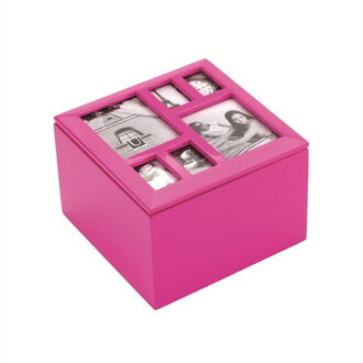 Multi foto box ružový