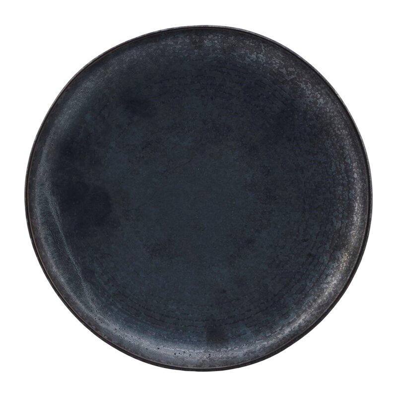 Plytký tanier PION 28,5 cm čierna/hnedá